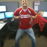 Apparently very excited about the first game.