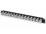 Kendall Howard 1U Cable Management Bracket with Locking Clips