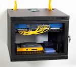 Kendall Howard 8U Security Wall Rack