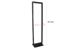 2-Post 19\" Equipment Rack, 7\' Tall (42U), Aluminum, Black Finish