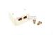 Keystone Surface Mount Box, 2 Port, White