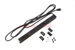 24\" Rack Mount Power Strip With Four 5-15A Outlets