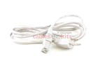 AC Power Cord, 5-15P to C13, 18 AWG, 6', White