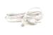 AC Power Cord, 5-15P to C13, 18 AWG, 6', White