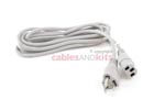 AC Power Cord, 5-15P to C13, 18 AWG, 6', Gray
