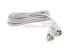 AC Power Cord, 5-15P to C13, 18 AWG, 6', Gray