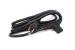 AC Power Cord, 5-15P to C13 Right Angle, 18 AWG, 8'