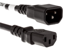 AC Power Cord, C13 to C14, 16 AWG, 2'