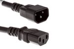 AC Power Cord, C13 to C14, 14 AWG, 6'