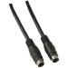 S-Video Cable Male to Male, 3', Black