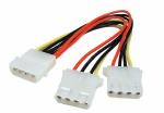 Cables Unlimited 8" Y Power Cable for 5.25" Drives