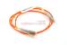 LC to LC Multimode Duplex 50/125 Fiber Patch Cable, 1 Meter