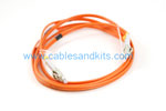 LC to LC Multimode Duplex 50/125 Fiber Patch Cable, 2 Meter