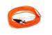LC to ST Multimode Duplex 50/125 Fiber Patch Cable, 10 Meters