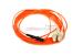 SC to MTRJ Multimode Duplex 50/125 Fiber Patch Cable, 5 Meters