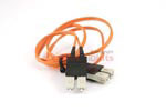 SC to SC Multimode Duplex 50/125  Fiber Patch Cable, 1 Meter