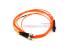 ST to MTRJ Multimode Duplex 50/125 Fiber Patch Cable, 3 Meters