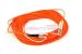 LC to FC Multimode Duplex 62.5/125 Fiber Patch Cable, 31 Meters