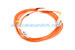 LC to SC Multimode Duplex 62.5/125 Fiber Patch Cable, 2 Meter