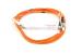 LC to ST Multimode Duplex 62.5/125 Fiber Patch Cable, 3 Meters