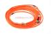 LC to ST Multimode Duplex 62.5/125 Fiber Patch Cable, 7 Meters