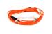 LC to ST Multimode Duplex 62.5/125 Fiber Patch Cable, 8 Meters