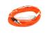 LC to ST Multimode Duplex 62.5/125 Fiber Patch Cable, 16 Meters