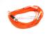 LC to ST Multimode Duplex 62.5/125 Fiber Patch Cable, 17 Meters