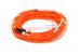 LC to ST Multimode Duplex 62.5/125 Fiber Patch Cable, 30 Meters
