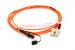 SC to MTRJ Multimode Duplex 62.5/125 Fiber Patch Cable, 3 Meters