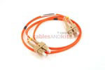SC to SC Multimode Duplex 62.5/125  Fiber Patch Cable, 1 Meter