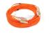 SC to SC Multimode Duplex 62.5/125 Fiber Patch Cable, 11 Meters