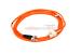 SC to ST Multimode Duplex 62.5/125 Fiber Patch Cable, 4 Meters