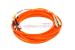 SC to ST Multimode Duplex 62.5/125 Fiber Patch Cable, 6 Meters