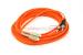 SC to ST Multimode Duplex 62.5/125 Fiber Patch Cable, 7 Meters