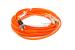SC to ST Multimode Duplex 62.5/125 Fiber Patch Cable, 9 Meters