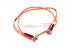 ST to ST Multimode Duplex 62.5/125 Fiber Patch Cable, 1 Meter