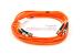 ST to ST Multimode Duplex 62.5/125 Fiber Patch Cable, 6 Meter