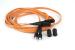 ST to ST Multimode Duplex 62.5/125 Fiber Patch Cable, 3 Meters