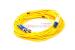 LC to ST Singlemode Duplex 9/125 Fiber Patch Cable, 14 Meters