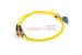 LC to ST Singlemode Duplex 9/125 Fiber Patch Cable, 1 Meter