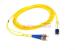 LC to ST Singlemode Duplex 9/125 Fiber Patch Cable, 5 Meters