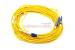 LC to ST Singlemode Duplex 9/125 Fiber Patch Cable, 30 Meters