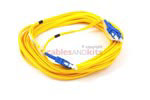 SC to SC Singlemode Duplex 9/125 Fiber Patch Cable, 8 Meters