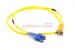 SC to ST Singlemode Duplex 9/125 Fiber Patch Cable, 1 Meter