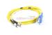 SC to ST Singlemode Duplex 9/125 Fiber Patch Cable, 2 Meters