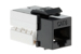 Cat6 RJ45 110 Type Keystone Jack, Black