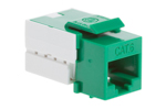 Cat6 RJ45 110 Type Keystone Jack, Green