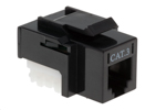 RJ11/12 (Cat 3) Type Keystone Jack, Black
