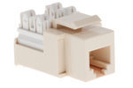 RJ11/12 (Cat 3) Type Keystone Jack, Ivory